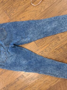 Banana Republic Acid Wash Blue Skinny Jeans